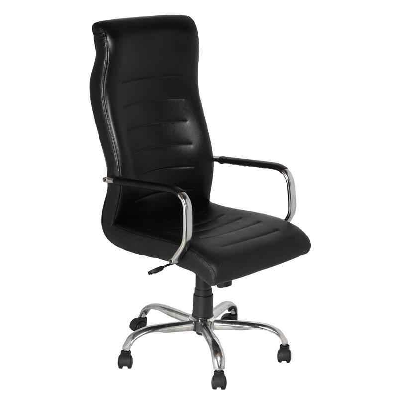 High Living Nemesis Leatherette High Back Black Office Chair (Pack of 2)