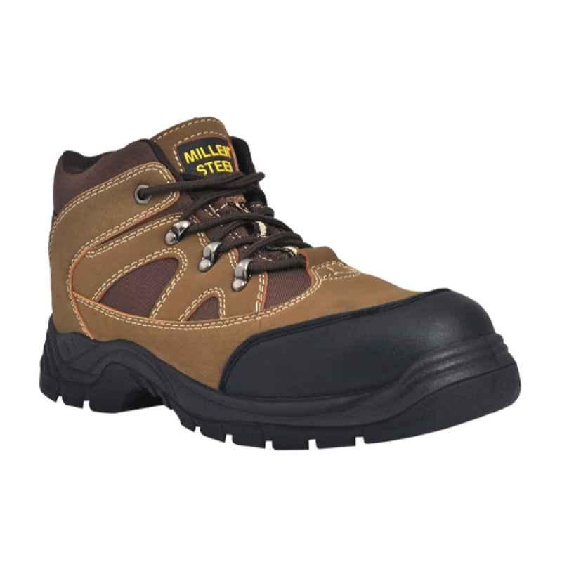 Miller MSHM Steel Toe Honey Safety Shoes, Size: 45
