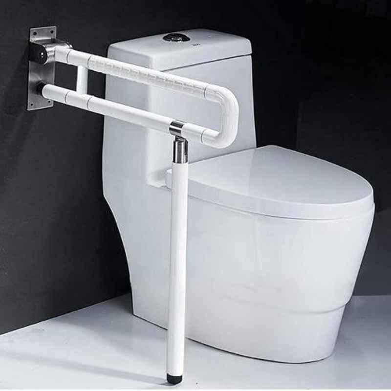 KosmoCare 24 inch Wall Mounted Floor Supported Grab Bar Rails, RX942