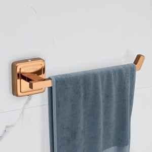 Plantex 304 Grade Stainless Steel Towel Ring for Wash Basin/Napkin Hanger for Bathroom/Towel Hanger/Towel Holder/Bathroom Accessories Decan (Rose Gold)