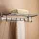 ZAP 24 inch Stainless Steel Towel Holder with Hooks