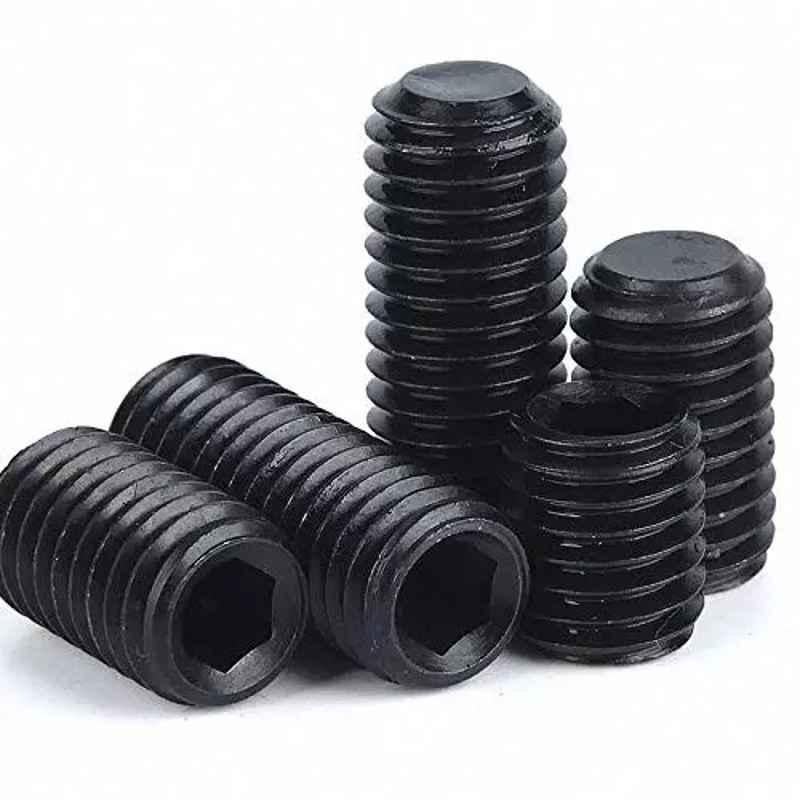Rpi Shop M8x30mm Full Thread Hex Head Allen Grub Socket Screw (Pack of 75)