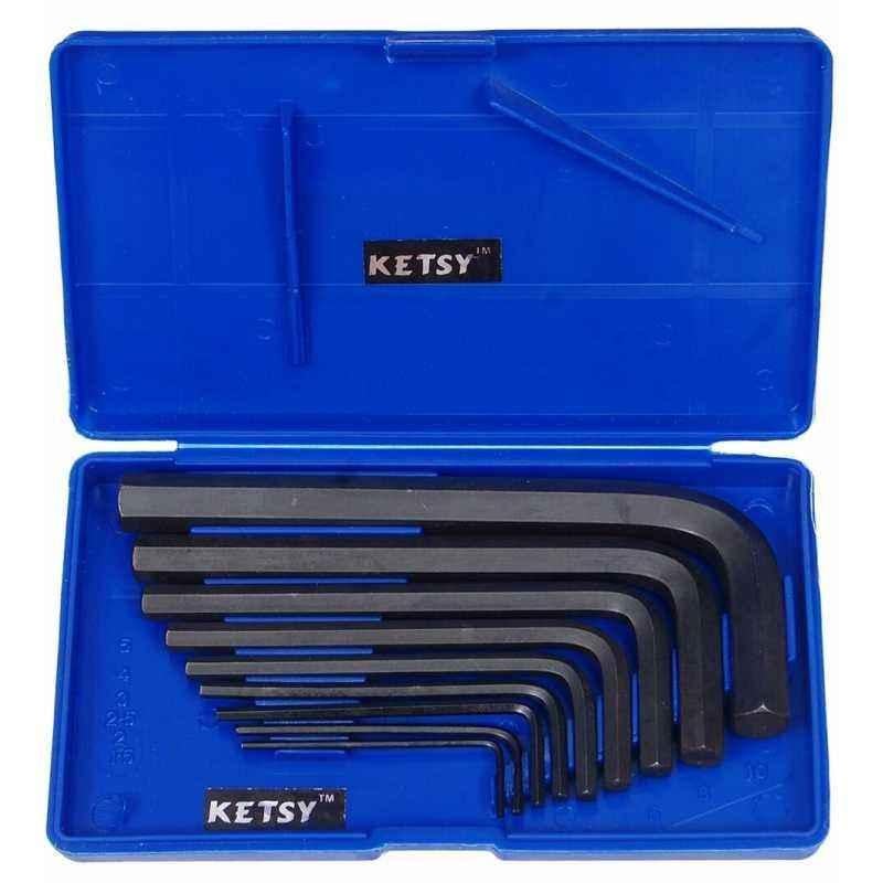 Ketsy 816 CRV 9 Pieces Allen Key Set