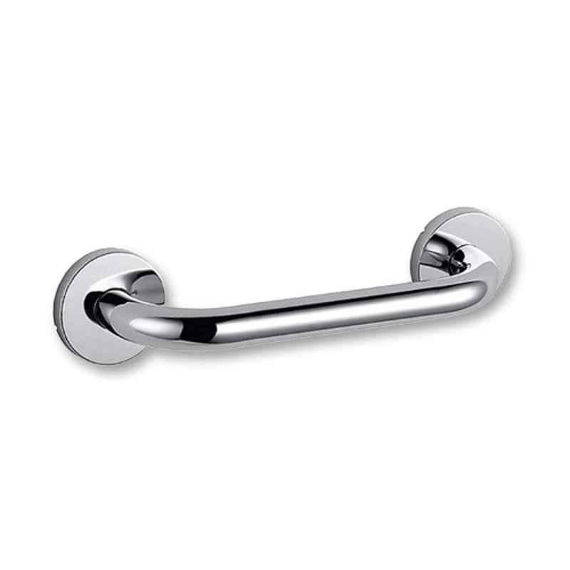 Plato 33cm Silver Stainless Steel Wall Mounted Safety Grab Bar, 4131