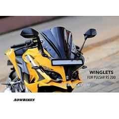 Meenu Arts Front Winglet for Bajaj RS200