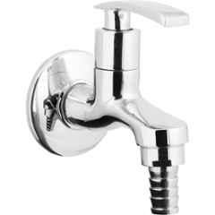 Prestige Vista Brass Chrome Finish Nozzle Bib Cock with Flange