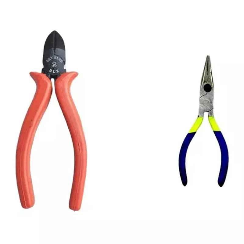 Sky Blue 2 Pcs 7.8 inch Diagonal Plier Combo, SBE_PLIER_0791