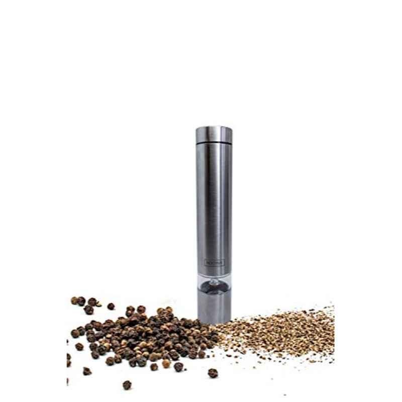 Nerthus FIH 651 Stainless Steel Silver Electric Salt & Pepper Mill