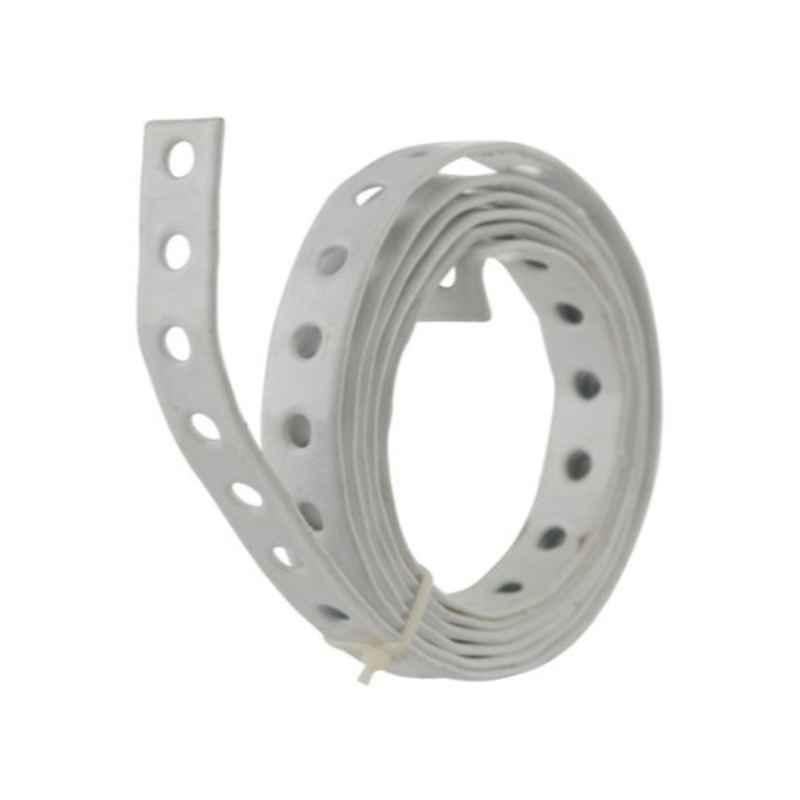 Suki 1.5m White Plastic Perforated Fitting Strip, Yarn-2741373
