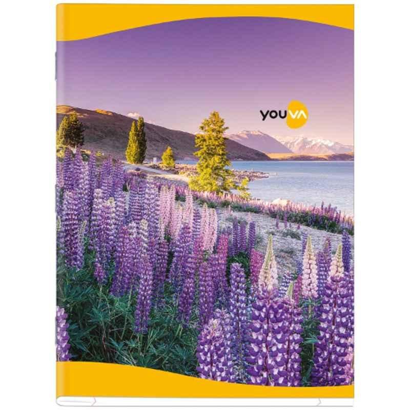 Navneet Youva Jumbo Size 172 Pages Assorted Design Soft Bound Single Line Notebook, 23143 (Pack of 12)