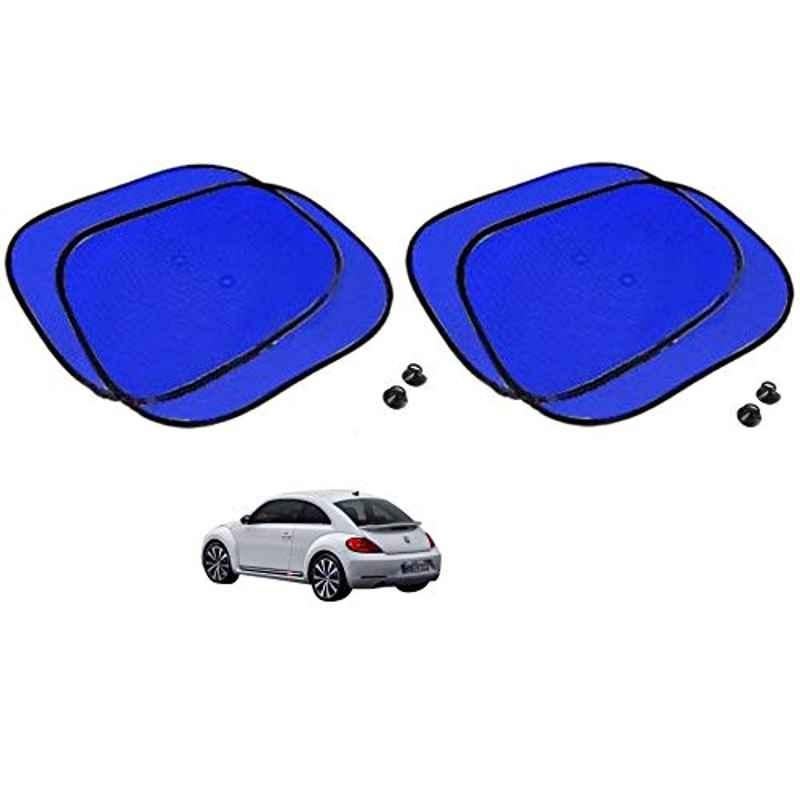 Kozdiko 4 Pcs Blue Chipkoo Car Window Sunshade Curtain Set for Volkswagen Beetle, koz_82924