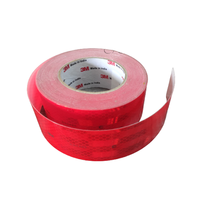 3M 2 inch Red High Intensity Reflective Conspicuity Tape, Length: 165 ft