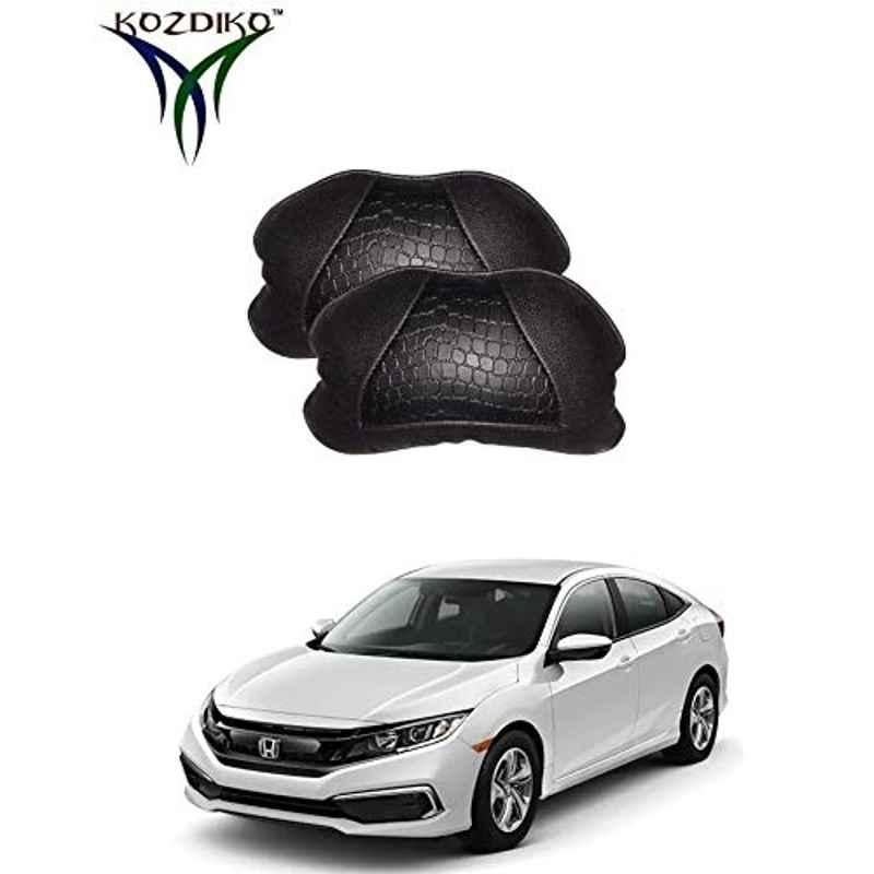 Kozdiko 2 Pcs Black Car Neck Rest Pillow Cushion Set for Chevrolet Optra