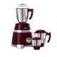 Maharaja Whiteline Ultramax Plus 800W Burgundy Mixer Grinder with 3 Jars, MX-232