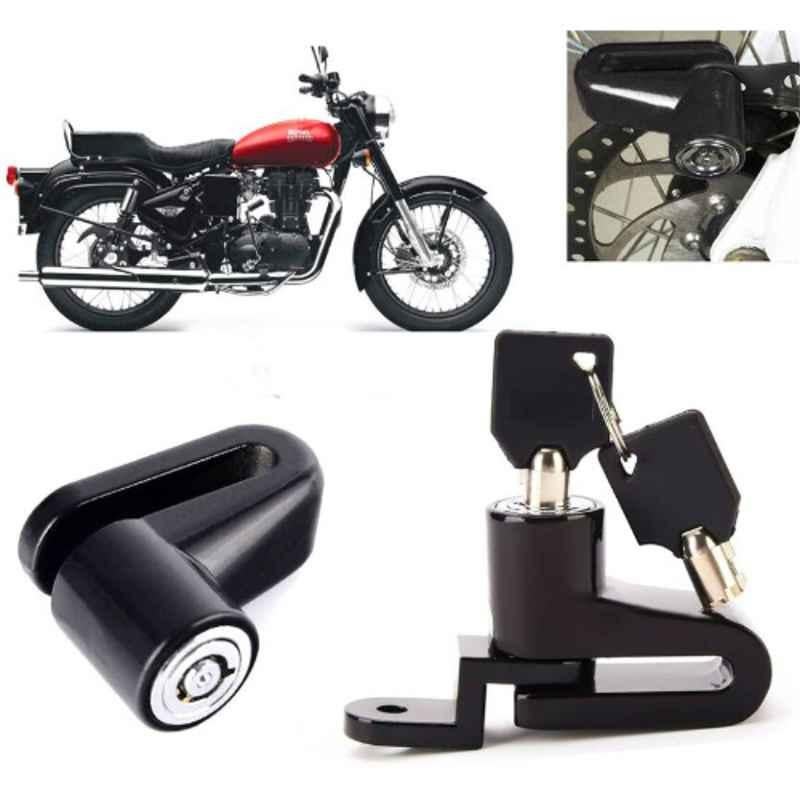 Auto Pearl Steel Heavy Duty Anti Theft Disc Brake Lock for Bullet 350 New, Lock_535