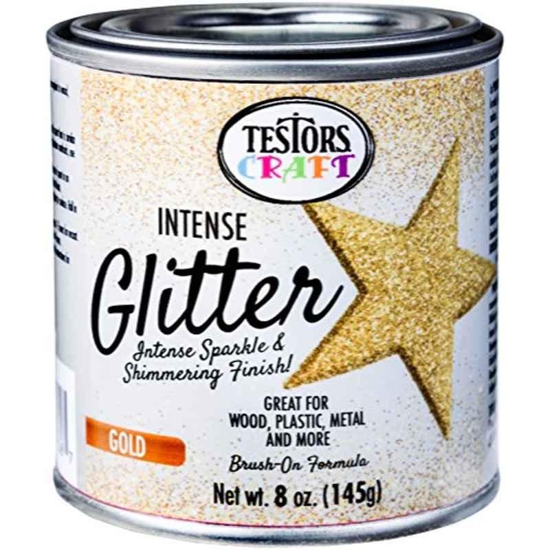 Rust-Oleum Testors Craft 8 Oz Satin Intense Glitter Brush Paint