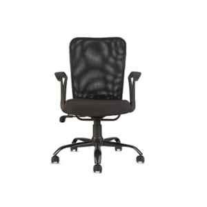 CELLBELL Callisto C83 Mesh Medium Back Black Ergonomic Chair, CBHKFOC1035