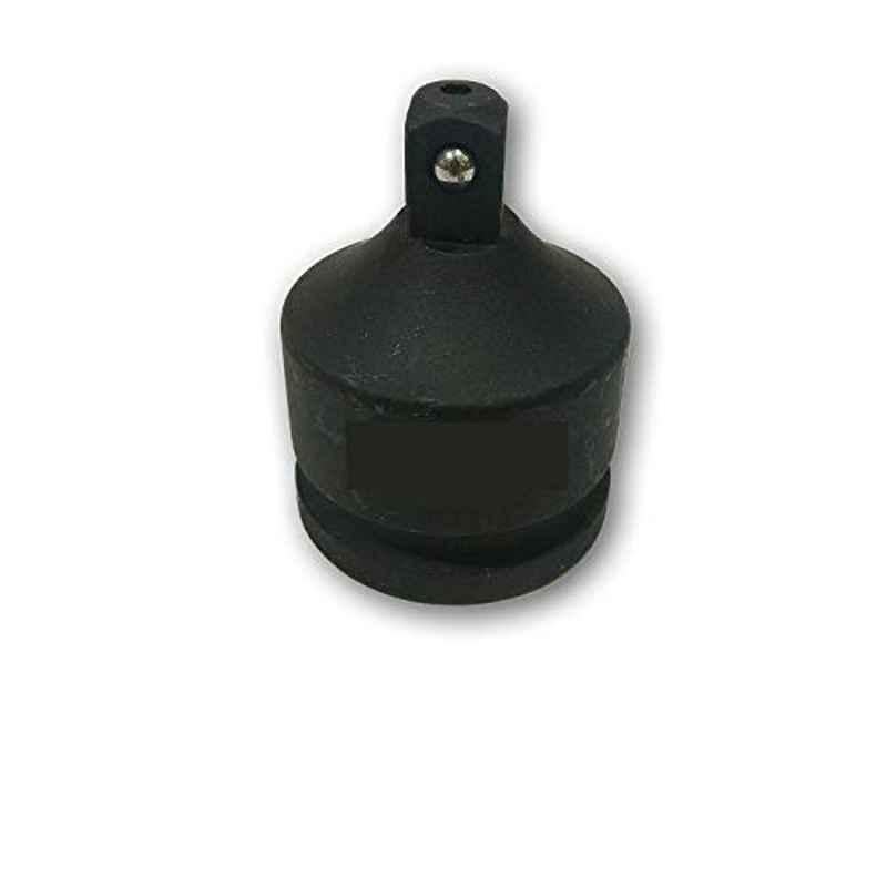 Krost Aluminum Durable Pneumatic Sleeve Head Socket Adapter Converter, Air Impact Drive Reducer (Black)