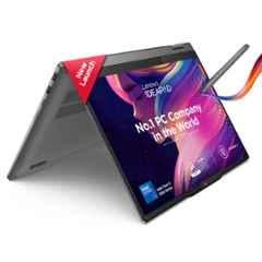 Lenovo IdeaPad 5 2-in-1 Luna Grey Laptop with Intel Core 5 120U/16GB/512GB SSD/Win 11 & 14 inch WUXGA Display, 83DT004SIN
