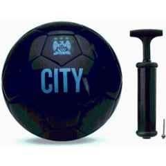 CKEPS City Black PU Genuine Leather Polyester Football with Pump Football (Pack of 2), Size: 5