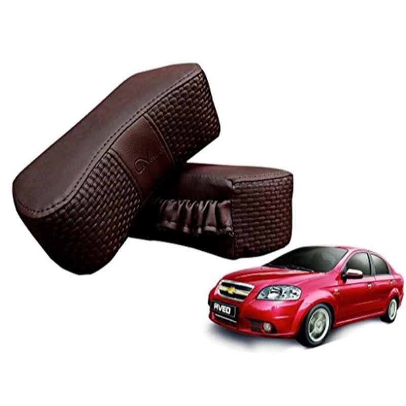 Kozdiko 2 Pcs Memory Foam Cola Neck Rest Cushion Pillow Set for Chevrolet Aveo