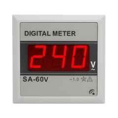 Yokins 50-500V ABS Red Panel Mount LED Display Digital AC Voltmeter, SA-60V