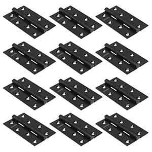 Plantex Heavy Duty Stainless Steel Door Butt Hinges 4 inchx14 Gauge/1.8 mm Thickness Home/Office/Hotel for Main Door/Bedroom/Kitchen/Bathroom 2 Black