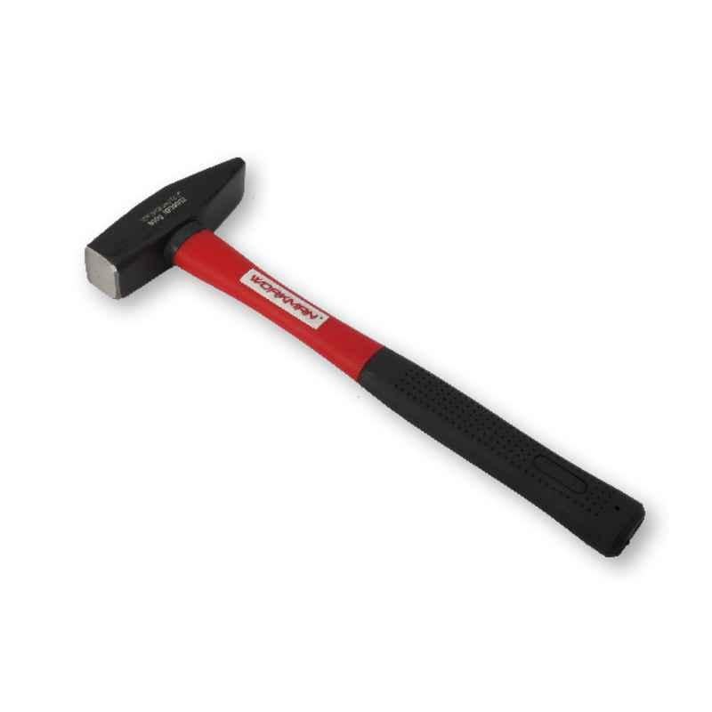 Workman 800g Drop Forged Steel Red & Black Machinist Hammer