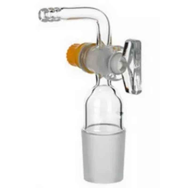 Rasayan B 24 Cone Bend Adaptor with Glass Stop Cock, 1703