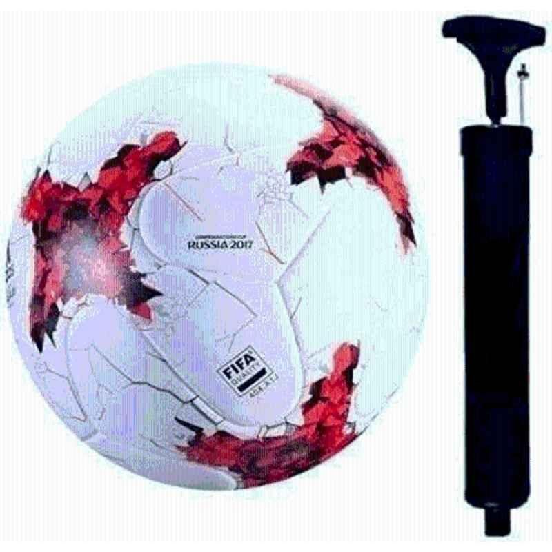 Fit Player Standard Multicolour Football for Exceptional Performance Soccer Ball for Men & Women, Size: 5