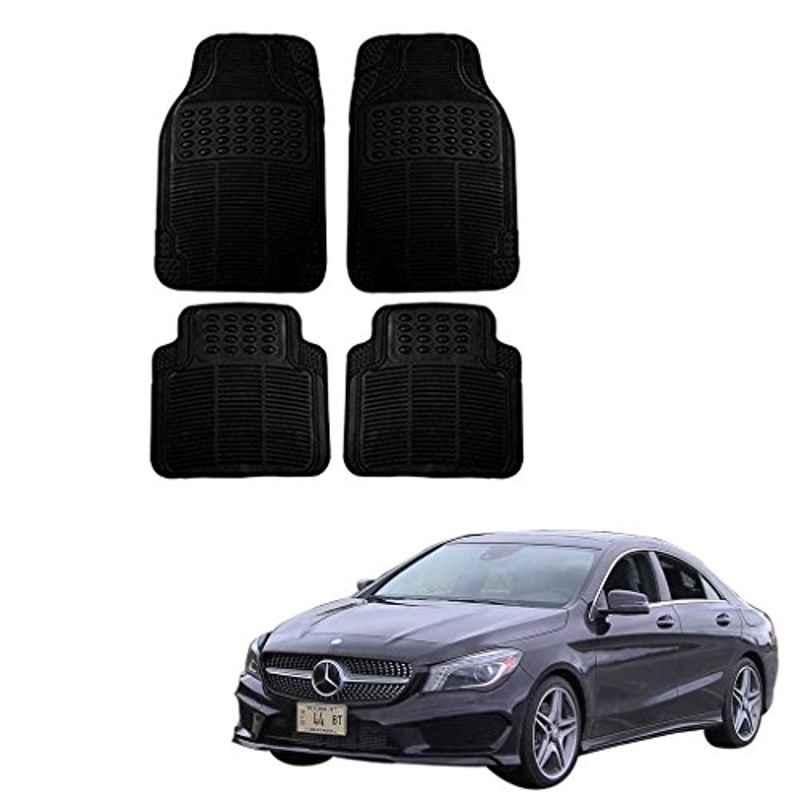 Kozdiko 4 Pcs Black Rubber Car Mat Set for Mercedes Benz CLA-Class