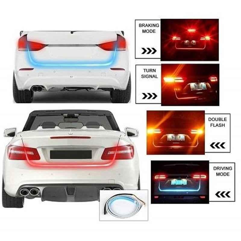 Love4ride Car Assorted LED Flowing Light for Trunk, Dicky & Boot