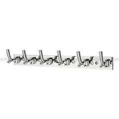 Aligarian 6 Leg Stainless Steel Silver Polished Finish Wall Mounted Tree Cloth Hook Hanger