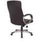 Caddy PU Leatherette Black Adjustable Office Chair with Back Support, DM 923