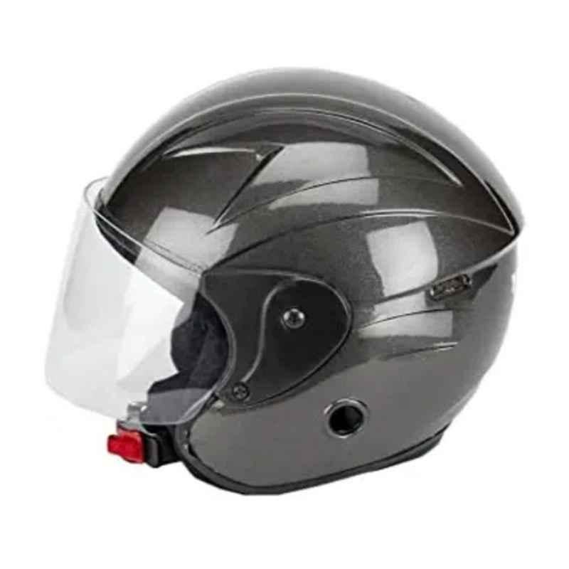 GTG Neno Black Half Face Sport Motorcycle Helmet, Size: Large