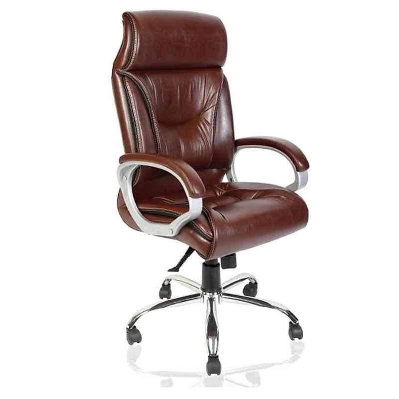 Caddy PU Leatherette Adjustable Study Chair with Back Support, DM127 (Pack of 2)
