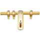 Smart Shophar 12 inch Brass Gold Silver Pical Aldrop, SHA14AL-PICA-GS12-P1