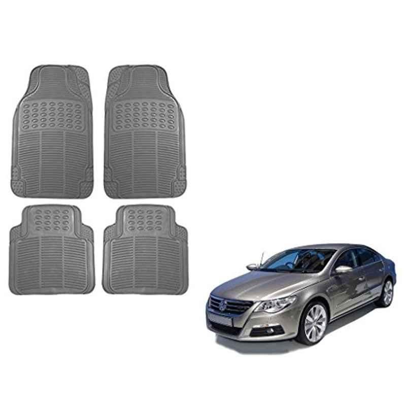 Kozdiko 4 Pcs Grey Rubber Car Mat Set for Volkswagen Passat