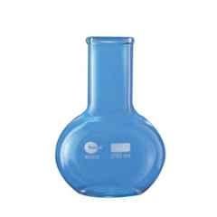 Borosil 25ml Nerrow Mouth Flat Bottom Boiling Flask, 4060009