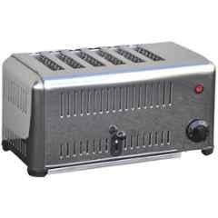 Khushi Udyog 6 Slice Stainless Steel Silver Bread Toaster
