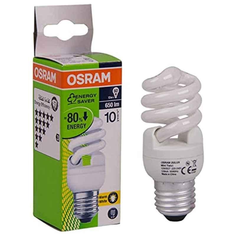 Osram 12W E27 Daylight Spiral CFL Bulb