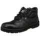 Allen Cooper AC-1144 Leather Steel Toe Black Work Safety Shoes, Size: 10