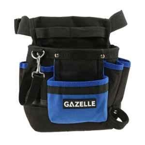 Gazelle G8201 7 Pocket 600D Polyester Toolbag with Belt, Size: 9.5x11 inch