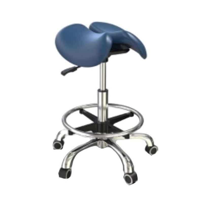 Buy Rilekh Rolling Ergonomic Swivel Saddle Stool MS13H Online At