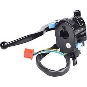 Uno Minda LHS Handle Bar Switch with Liver Assembly for TVS Star Sports DLX & Sport BS4, SW-0251J