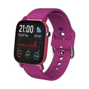 Aqfit W11 Plum Fitness Tracker Waterproof Smartwatch