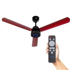 Xuga Aether F7R-D 28W 380rpm 3 Blade Red BLDC Ceiling Fan with 5 Years on Warranty, Sweep: 1200mm