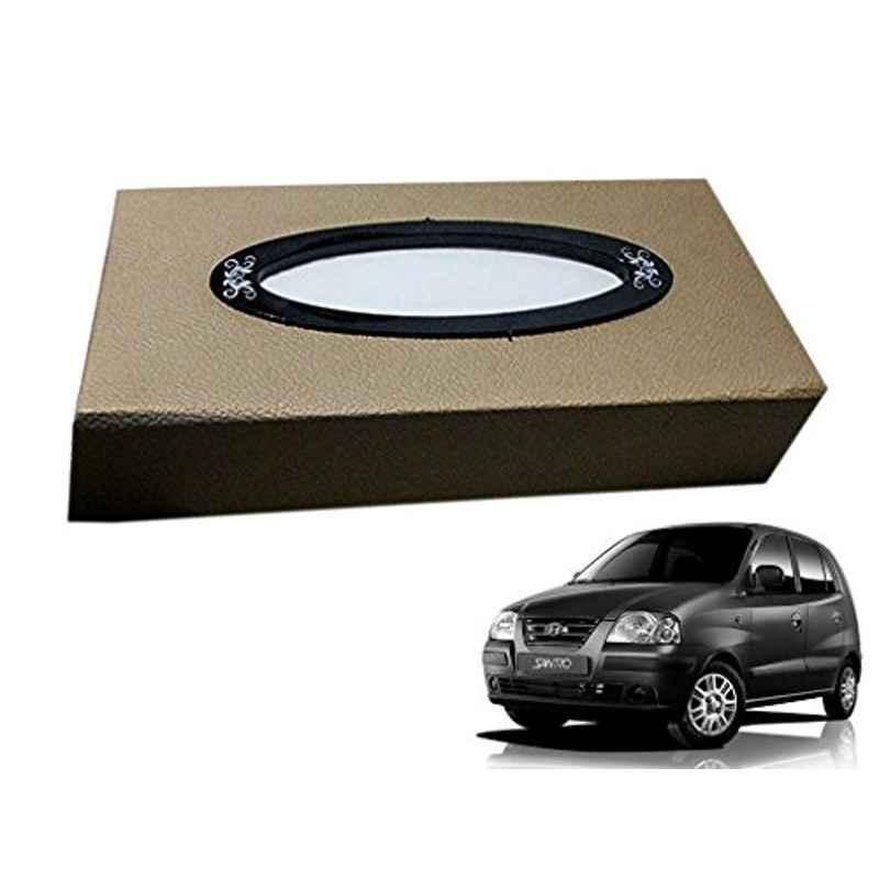 Kozdiko 200 Sheets 100 Pulls Beige Tissue Paper Box for Hyundai Santro, koz_16999