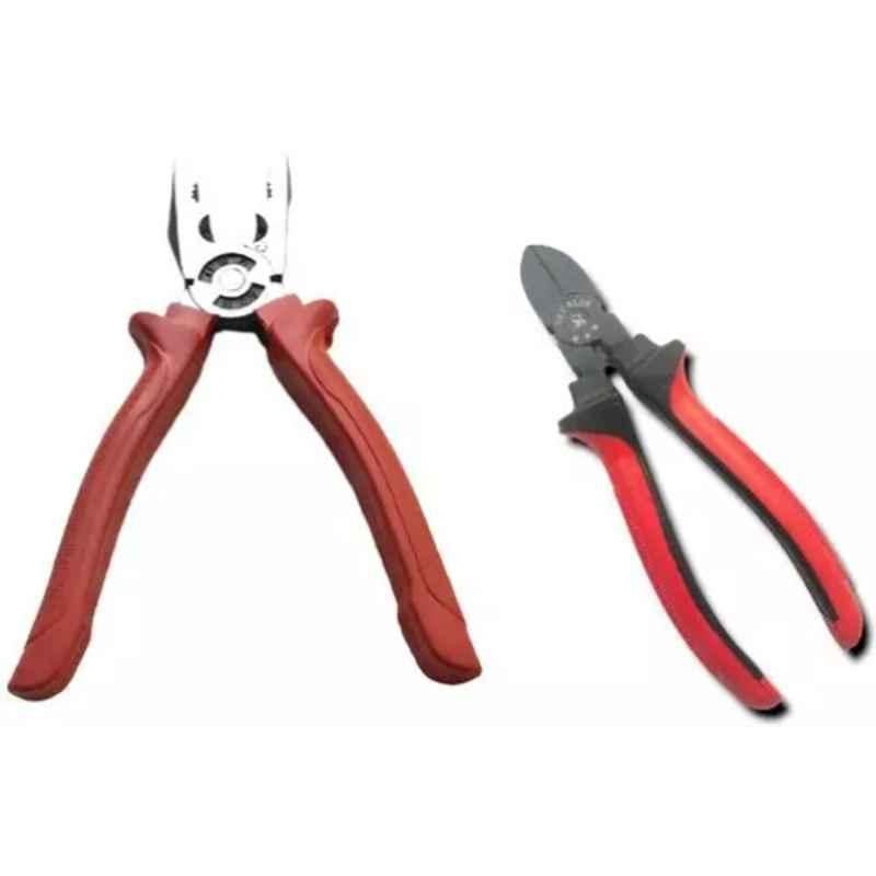 Sky Blue 2 Pcs 7.8 inch Lineman Plier Combo, SBE_PLIER_COMBO_MOD_01017