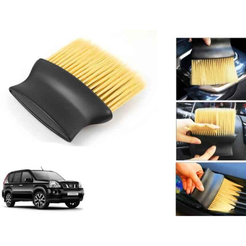 Auto Pearl Nylon Beige Car Dashboard Dust Cleaner Brush for X Trail